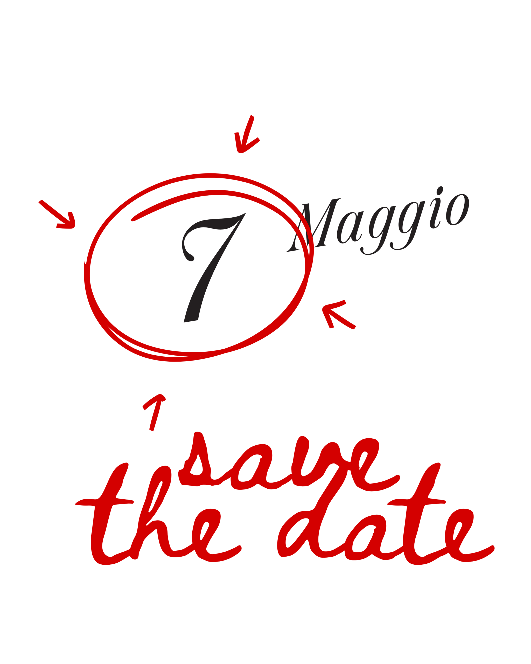 immagine save the date 7 maggio